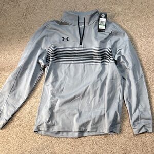 Under Armour Silver Quarter-Zip Pullover